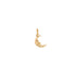 TINY MOON CHARM GOLD